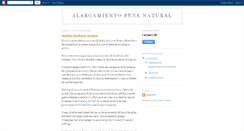 Desktop Screenshot of alargamiento-pene-natural.blogspot.com