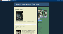 Desktop Screenshot of beautyisintheeyeoftheticketholder.blogspot.com