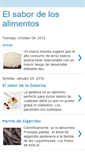 Mobile Screenshot of elsabordelosalimentos.blogspot.com
