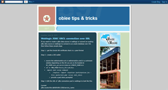 Desktop Screenshot of obieetipstricks.blogspot.com