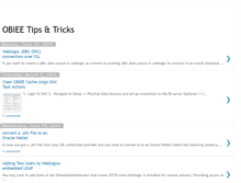 Tablet Screenshot of obieetipstricks.blogspot.com