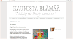 Desktop Screenshot of kaunistaelamaa.blogspot.com