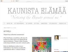 Tablet Screenshot of kaunistaelamaa.blogspot.com