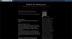 Desktop Screenshot of diariodemergulho.blogspot.com