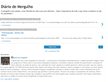Tablet Screenshot of diariodemergulho.blogspot.com