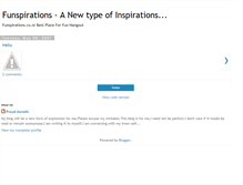 Tablet Screenshot of funspirations.blogspot.com