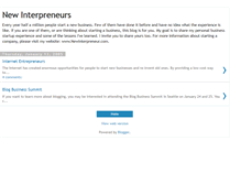 Tablet Screenshot of newinterpreneur.blogspot.com