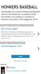Mobile Screenshot of honkersbaseball.blogspot.com