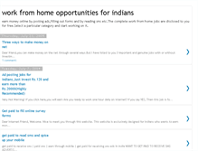 Tablet Screenshot of indiandataentryjobs.blogspot.com