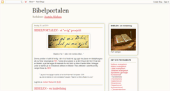 Desktop Screenshot of bibelportalen.blogspot.com