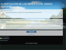 Tablet Screenshot of elmundodecienciasnaturalesymatematica.blogspot.com