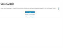 Tablet Screenshot of angeleceline.blogspot.com