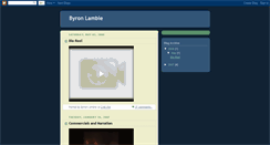 Desktop Screenshot of byronlambie.blogspot.com