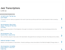 Tablet Screenshot of jazztranscription.blogspot.com