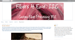 Desktop Screenshot of fibers4ewe.blogspot.com