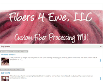 Tablet Screenshot of fibers4ewe.blogspot.com