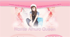 Desktop Screenshot of namieamuroqueen.blogspot.com