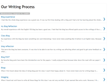 Tablet Screenshot of ourwritingprocess.blogspot.com