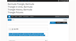 Desktop Screenshot of mysteryofbarmuda.blogspot.com