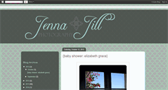 Desktop Screenshot of jennajillphotography.blogspot.com
