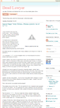 Mobile Screenshot of deadlawyer.blogspot.com