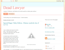 Tablet Screenshot of deadlawyer.blogspot.com