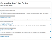 Tablet Screenshot of evanprblog.blogspot.com