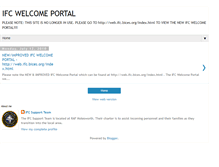 Tablet Screenshot of ifcwelcome.blogspot.com