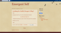 Desktop Screenshot of emergentself.blogspot.com