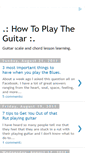 Mobile Screenshot of player-guitar.blogspot.com