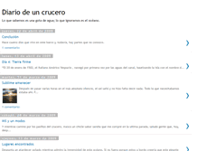 Tablet Screenshot of diariodeuncrucero.blogspot.com