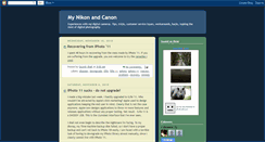Desktop Screenshot of mynikonandcanon.blogspot.com