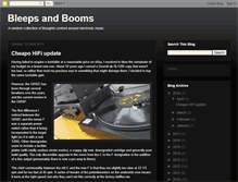 Tablet Screenshot of bleepsandbooms.blogspot.com