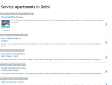 Tablet Screenshot of delhiserviceapartment.blogspot.com