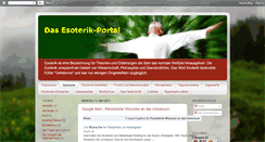 Desktop Screenshot of esoterik-portal.blogspot.com