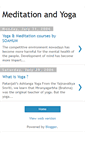 Mobile Screenshot of meditation-and-yoga.blogspot.com