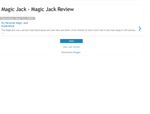 Tablet Screenshot of magicjacksystem.blogspot.com
