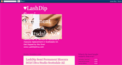 Desktop Screenshot of lashdipdiva.blogspot.com