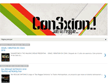 Tablet Screenshot of conexiionjahlareggae.blogspot.com