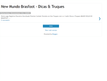 Tablet Screenshot of newmundobrasfootdicas.blogspot.com