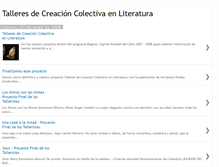 Tablet Screenshot of creacioncolectivaliteraria.blogspot.com