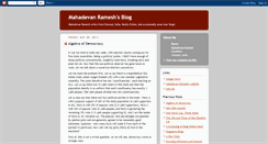 Desktop Screenshot of mahadevan-ramesh.blogspot.com