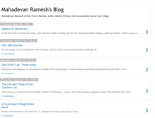 Tablet Screenshot of mahadevan-ramesh.blogspot.com