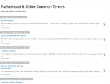 Tablet Screenshot of fatherhoodothercommonterrors.blogspot.com