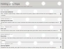 Tablet Screenshot of holding-onto-hope.blogspot.com