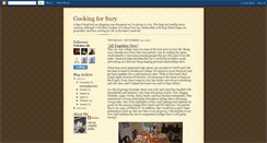 Desktop Screenshot of cookingforsuzy.blogspot.com