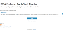 Tablet Screenshot of dbsaelmhurstfreshstart.blogspot.com