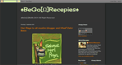 Desktop Screenshot of begorecipes.blogspot.com