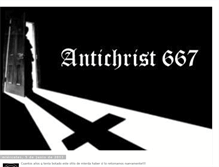 Tablet Screenshot of antichrist667.blogspot.com