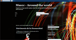 Desktop Screenshot of mus1c-aroundtheworld.blogspot.com